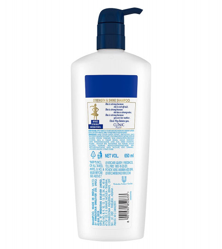 Clinic Plus Strength & Shine With Egg Protein Shampoo 650 ml (Free Shipping worldwide)