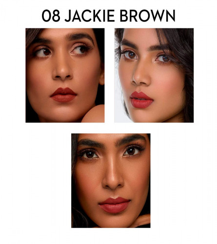 SUGAR Cosmetics Matte As Hell Crayon Lipstick Jackie Brown