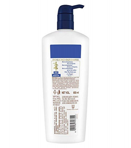 Clinic Plus Strong & Thick Shampoo 650 ml, With Almond Oil & Milk Proteins for Strength and Volume