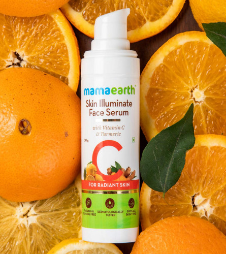 Mamaearth Skin Illuminate Face Serum for Radiant Skin with Vitamin C & Turmeric