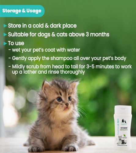 WIGGLES Vetgenie Shampoo for Dog and Cat