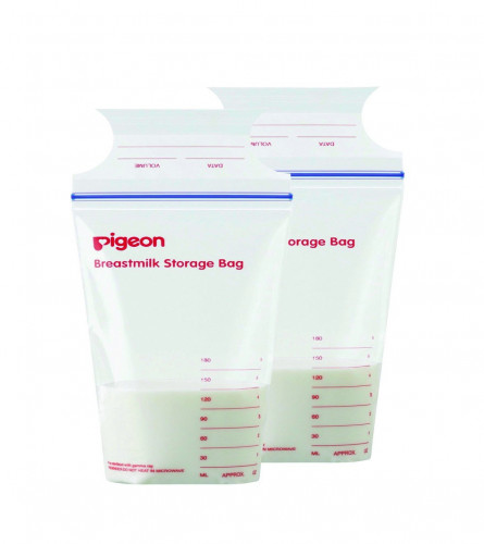 Safe & Convenient Storage | Pigeon Breast Milk Bags (Leak-proof, 200ml)