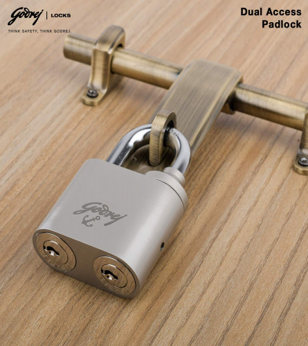 Godrej Locking Solutions and Systems Godrej Dual Access Padlock Silver