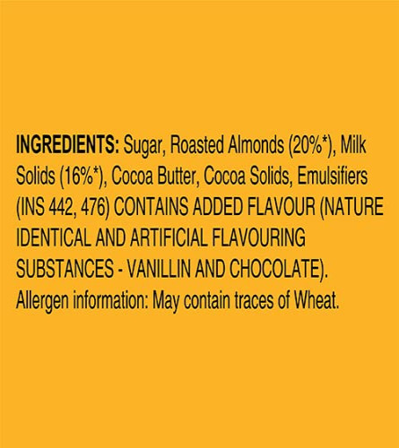 LuvIt Dairy Rich Roasted Almond Chocolates Bar 39 gm (Pack of 12)