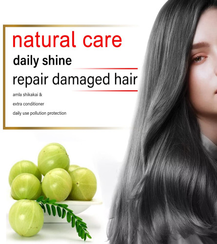Lilium Black shine & silky Shampoo for Total Damage Protection