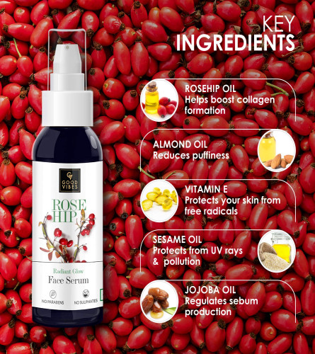 Good Vibes Rose Hip Radiant Glow Face Serum