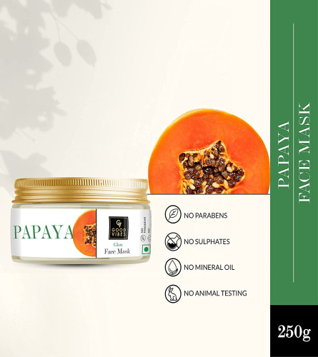 Good Vibes Papaya Glow Face Mask