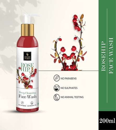 Good Vibes Rosehip Deep Cleansing Face Wash