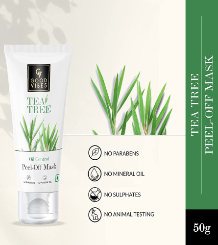 Good Vibes Tea Tree Oil Control Peel Off Mask