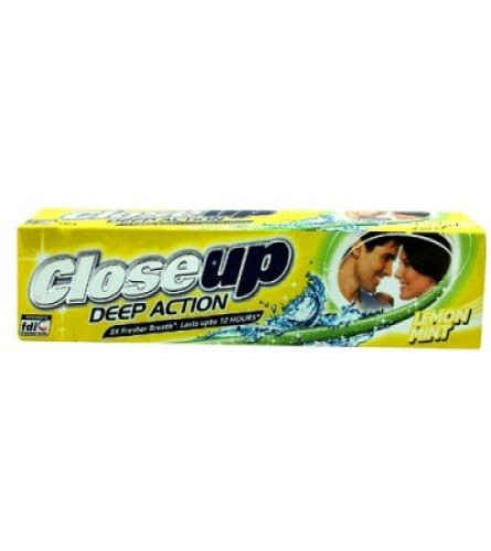 Closeup Lemon Mint Toothpaste (150g) - Pack of 2 , Free Shipping Worldwide