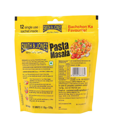 Smith & Jones Pasta Masala