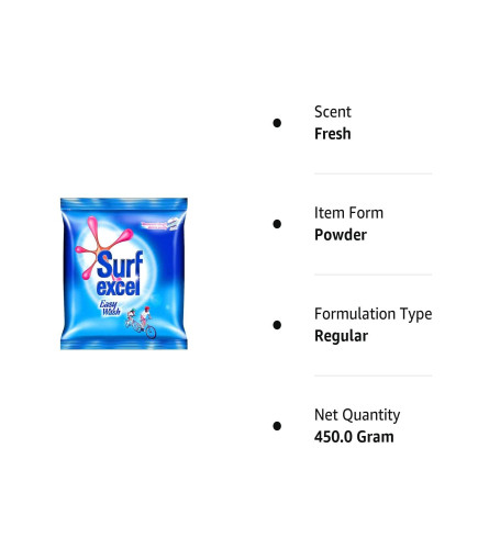 Surf Excel Easy Wash Detergent Powder, 90 g Online in United Kingdom