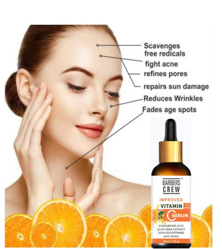 Barbers Crew Improved Vitamin C Serum For Skin Glowing Whitening serum