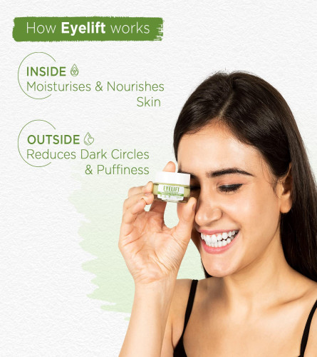 Bella Vita Organic EyeLift Hydrating Natural Under Eye Cream Gel