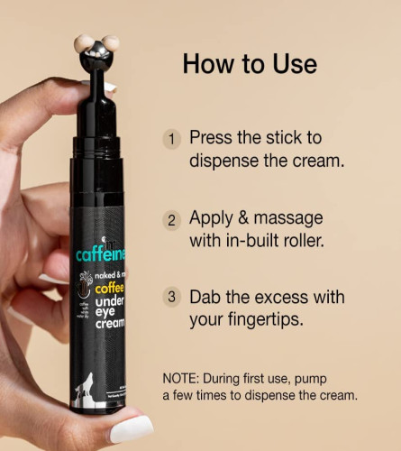 mCaffeine Coffee Under Eye Cream Gel for Dark Circles