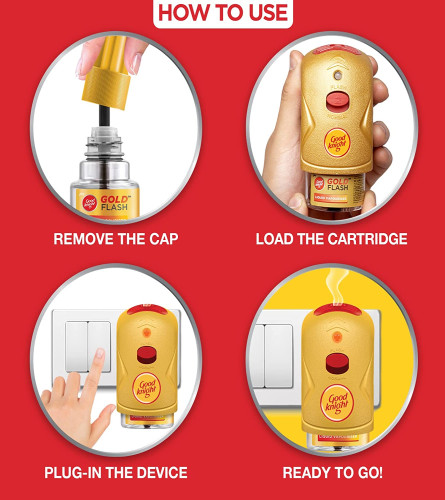 Good knight Gold Flash Liquid Vapourizer Mosquito Repellent Refill
