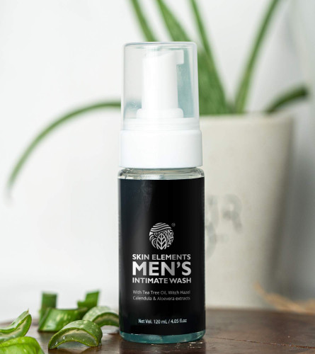 Skin Elements Intimate Wash for Men with Tea Tree Oil | pH Balanced Foaming Hygiene Wash