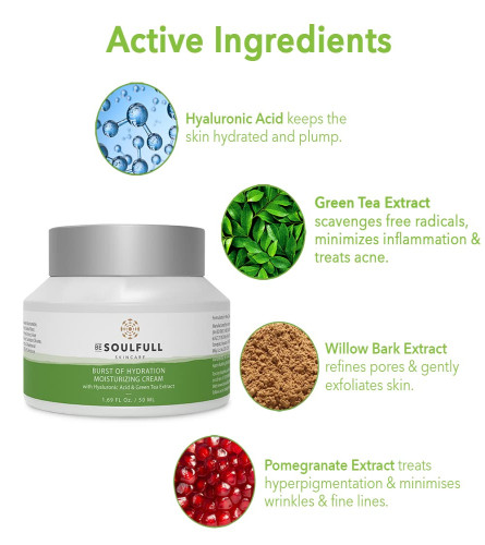 BE SOULFULL Moisturizing Cream 50 gm (Pack of 2)