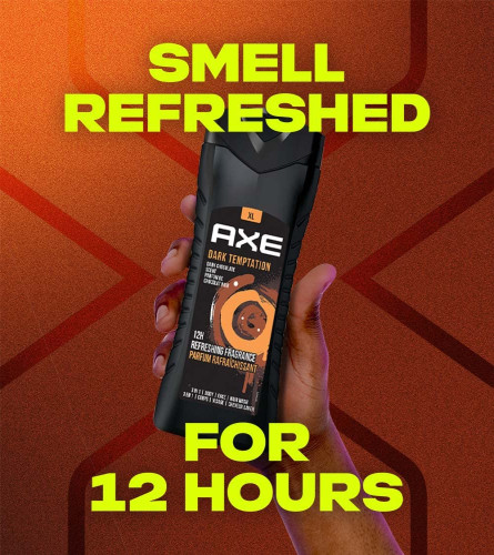 Axe Dark Temptation 3 In 1 Body, Face & Hair Wash