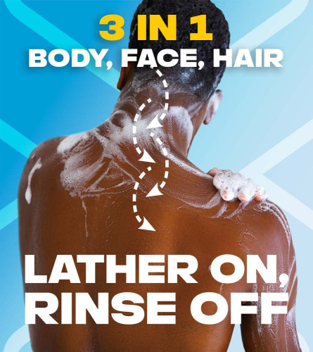 AXE Alaska 3 In 1 Body, Face & Hair Wash for Men