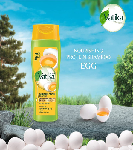 Vatika Naturals Egg Protein Nourishing Protein Shampoo