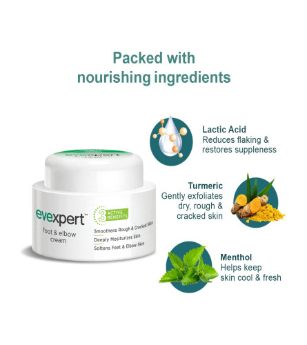 Cipla Evexpert Foot and Elbow Cream 50g (Pack of 2)