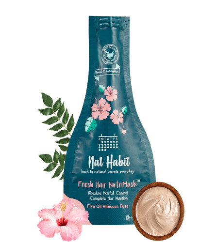 Nat Habit - Back To Natural Secrets Everyday 5-Oil Hibiscus Fresh Hair Mask for Growth