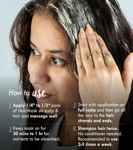 Nat Habit - Back To Natural Secrets Everyday Curry Sesame Fresh Hair Mask Anti-Greying