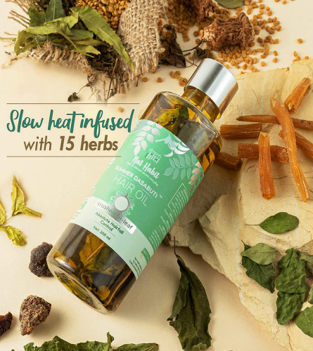 Nat Habit - Back To Natural Secrets Everyday Tri-Leaf Hair Fall Control Dasabuti Hair Oil