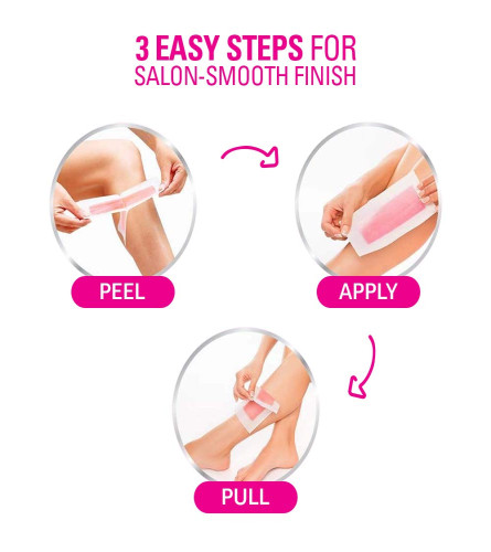 Veet Full Body Waxing Strips Kit For Sensitive Skin (20 Strips) X 2 PACK Cold Gel Wax Hair Removal
