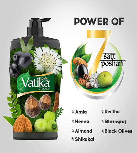 Dabur Vatika Long & Black Shampoo