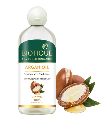 Biotique Argan Oil Hair Conditioner from Morocco (Repairs, Rejuvenates, and Silkens Hair)