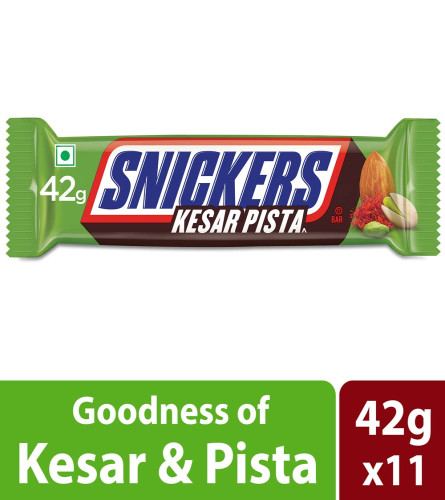 Snickers Kesar Pista Chocolate Bar