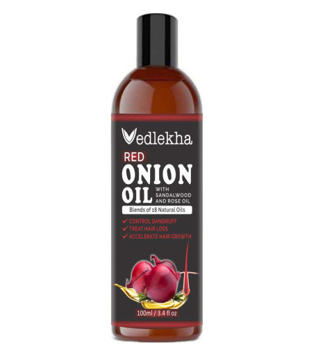 Vedlekha Premium ONION Hair oil and Shampoo Combo