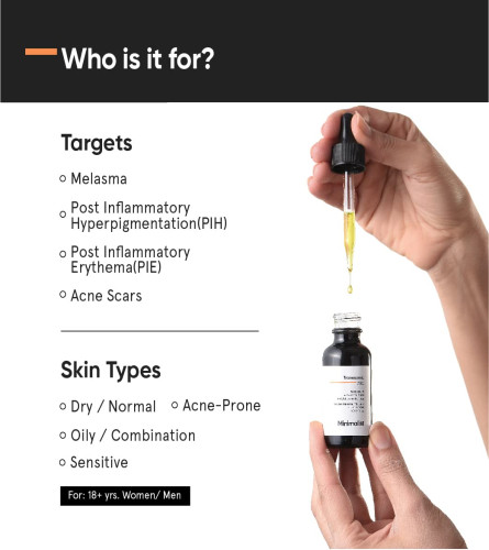 Minimalist 3% Tranexamic Acid Face Serum for Melasma, Pigmentation,Erythema
