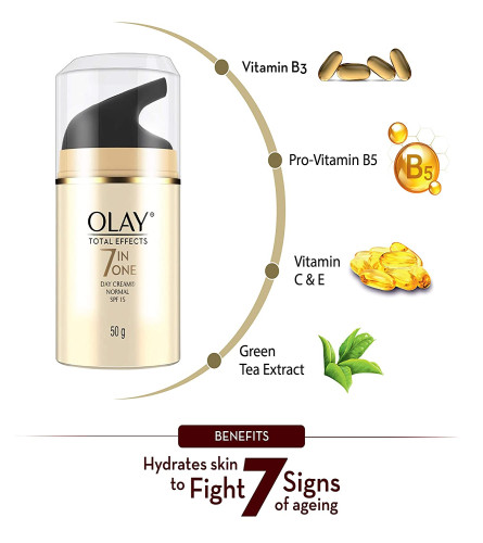 Olay Day Cream Total Effects 7 in 1 With SPF15 Anti Ageing