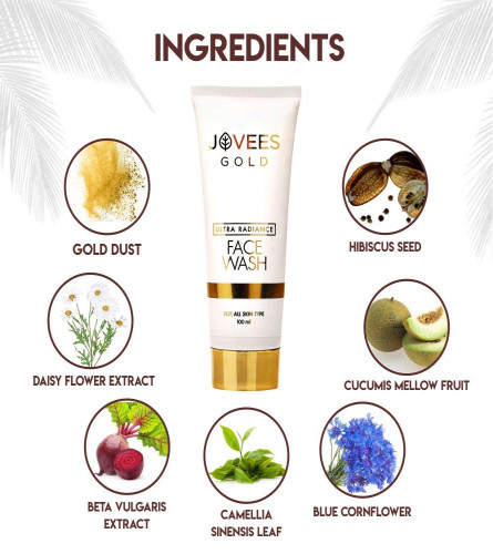Jovees Herbal Ultra Radiance Gold Face Wash