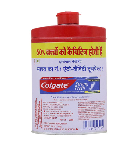 Colgate Cavity Protection Toothpowder - with Calcium and Minerals for Anti-Cavity
