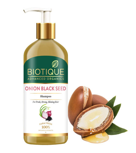Biotique Onion Black Seed Shampoo For Fresh, Strong and Shining Hair