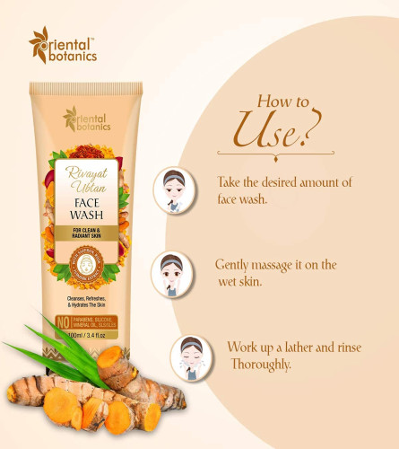 Oriental Botanics Rivayat Ubtan Face Wash 100 ml (Pack of 2)