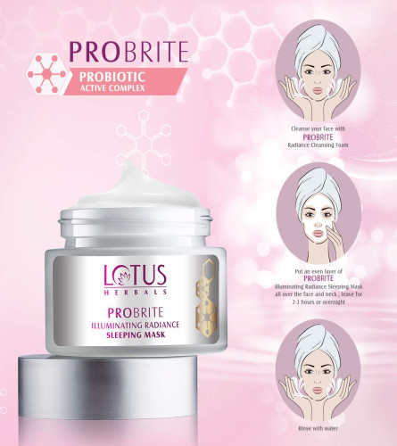 Lotus Herbals Probrite Illuminating Radiance Sleeping Mask