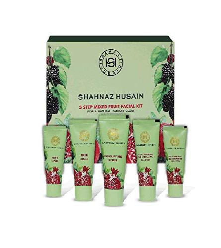Shahnaz Husain 5 Step Mixed Fruit Facial Kit - 50 g (Pack of 2)