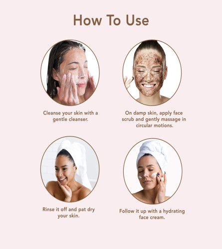 The Moms Co Natural Cranberry Coffee Face Scrub