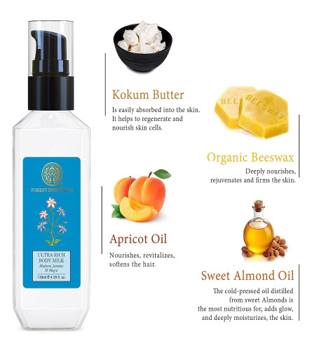 Forest Essentials Ultra-Rich Body Milk Madurai Jasmine & Mogra