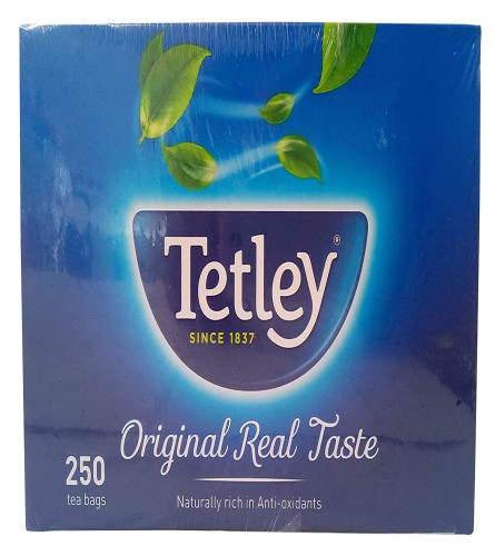 Tetley Tea Bags, 250 Pieces Carton