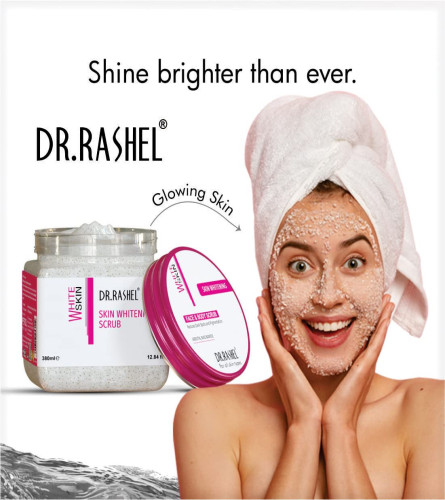 Dr.Rashel WHITE SKIN SCRUB For Skin Whitening, Skin Lightening, Dark Spot