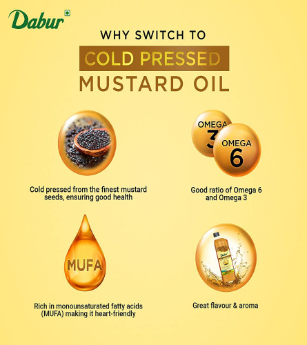 Dabur Cold Pressed Mustard Oil