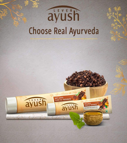 Lever Ayush Anti Cavity Clove Oil Toothpaste