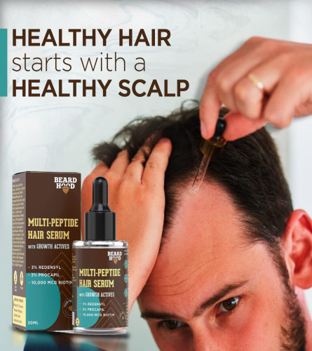 Beardhood Multi-Peptide Hair Growth Serum