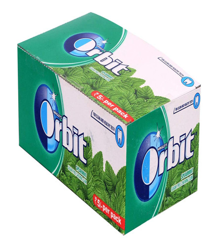 Orbit Sugar Free Chewing Gum, Spearmint, 140g (Pack of 20) (Free Shipping Worldwide)
